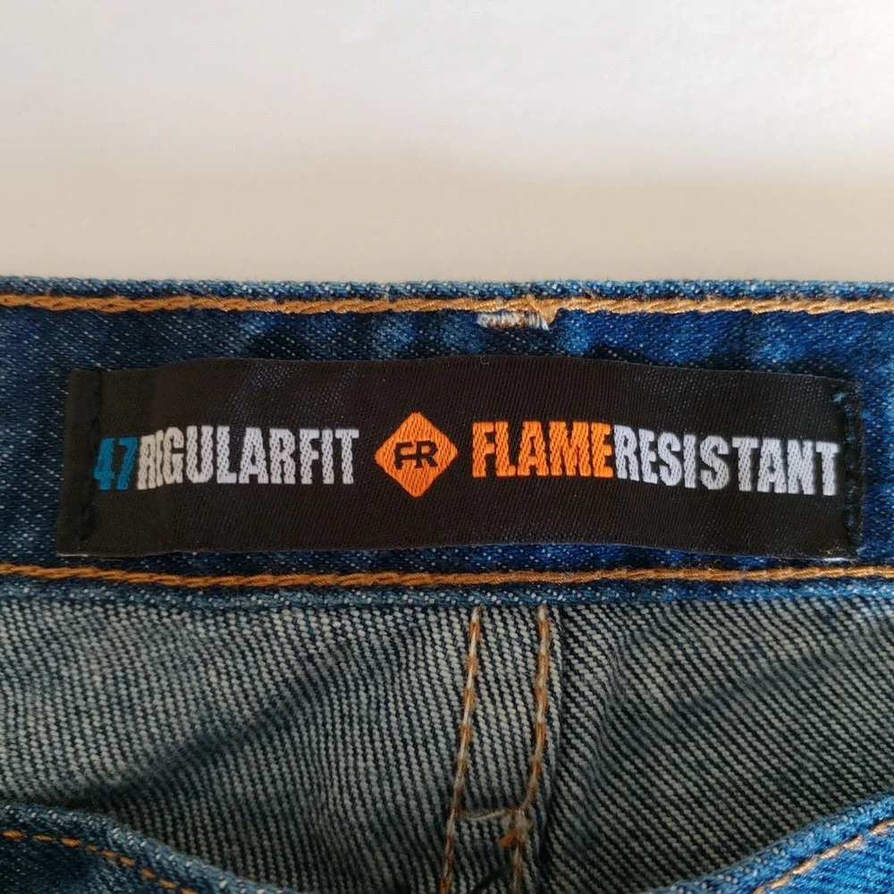 Wrangler FR Flame Resistant Men's Work Jeans 47MLW Regular Fit 40x30 HRC2 ATPV 2